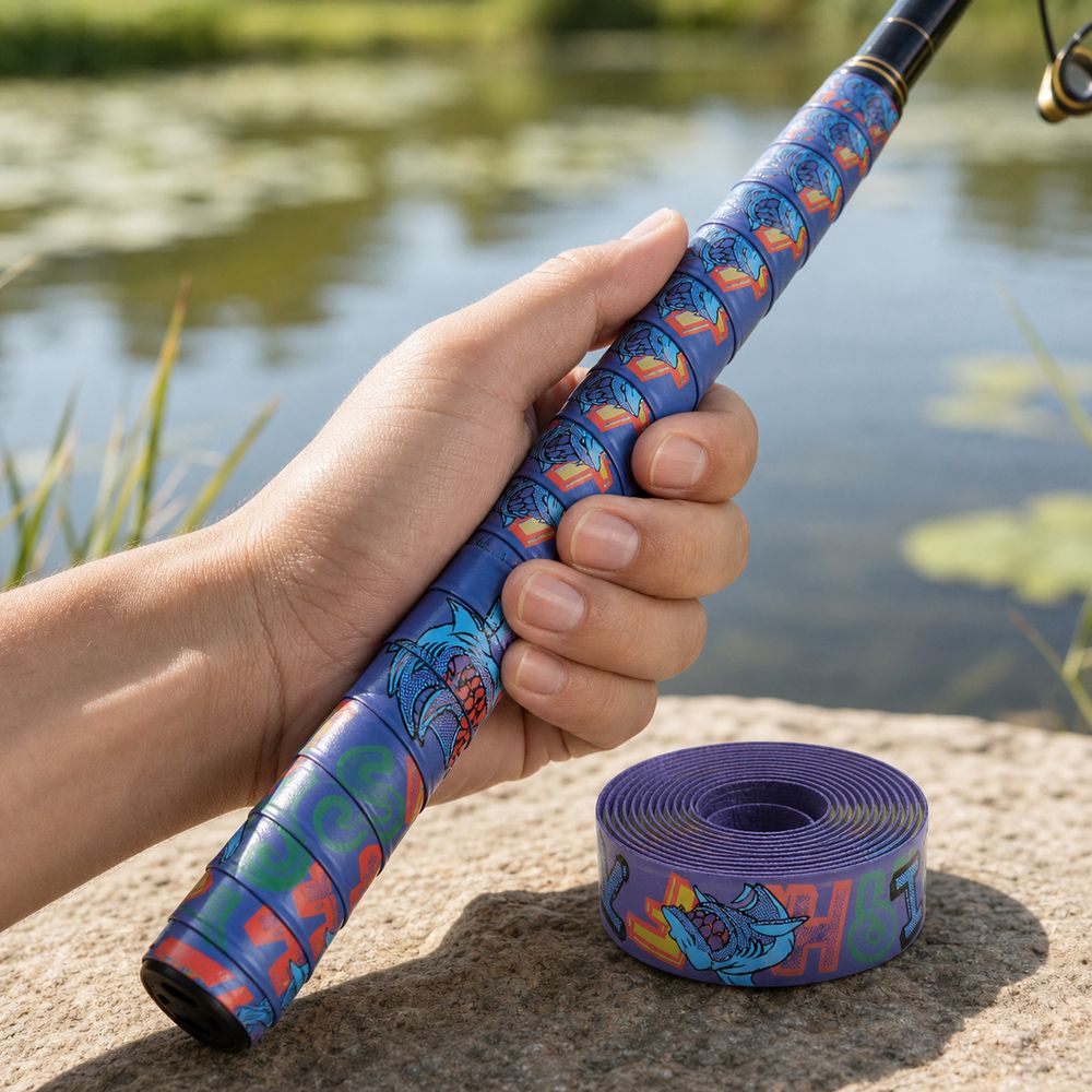 Fishing Rod Wrap Tape - PU Badminton Racket Cushion Over Grip