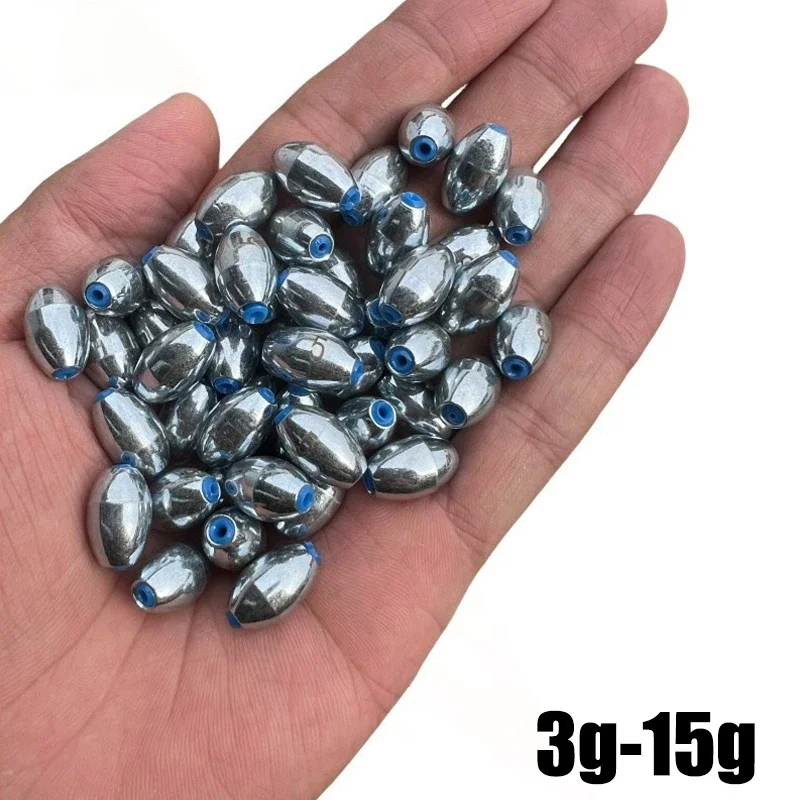 Fishing Equipment Set - 10pcs/Lot Alloy Hollow Olive Fishing Sinkers