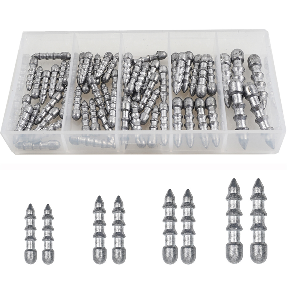 Fishing Equipment Gear - 60PCS Nail weights Worm Fishing sinkers