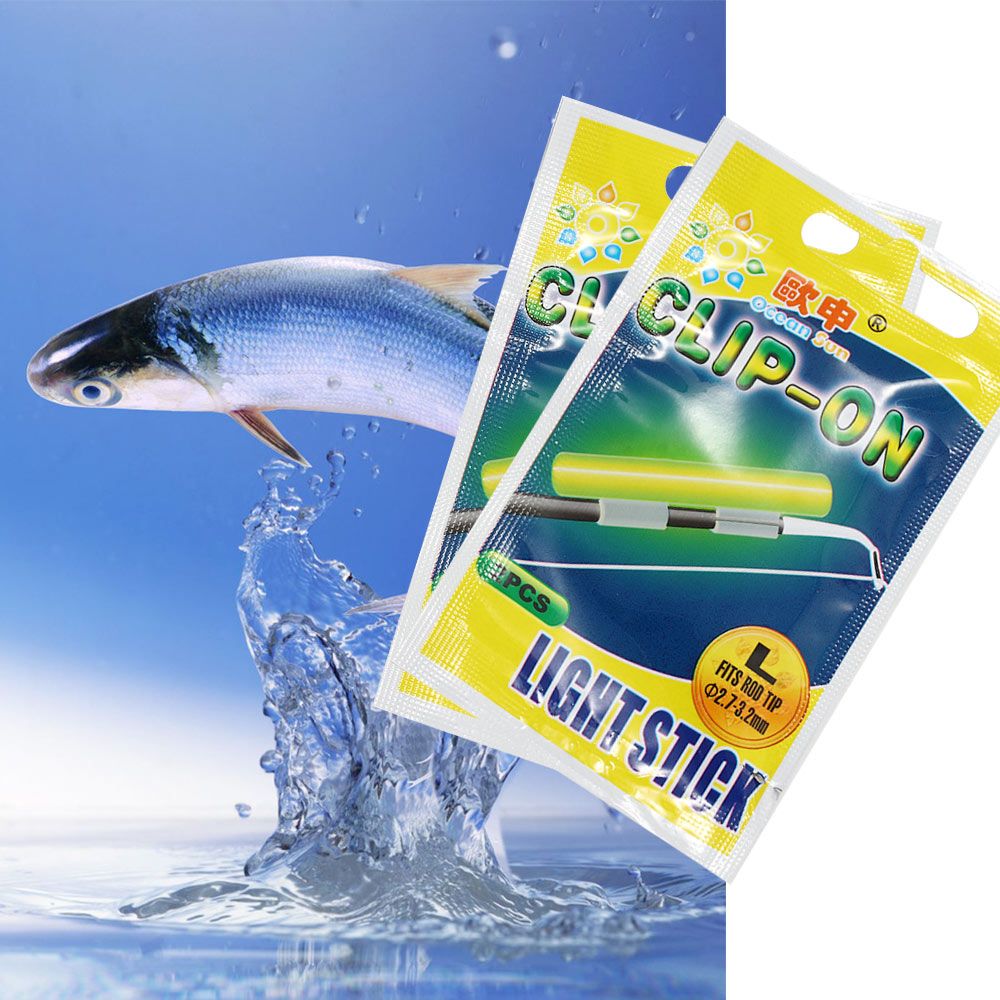 Night Float Fishing - Lighting 5Packs Fluorescent Night Fishing Clip