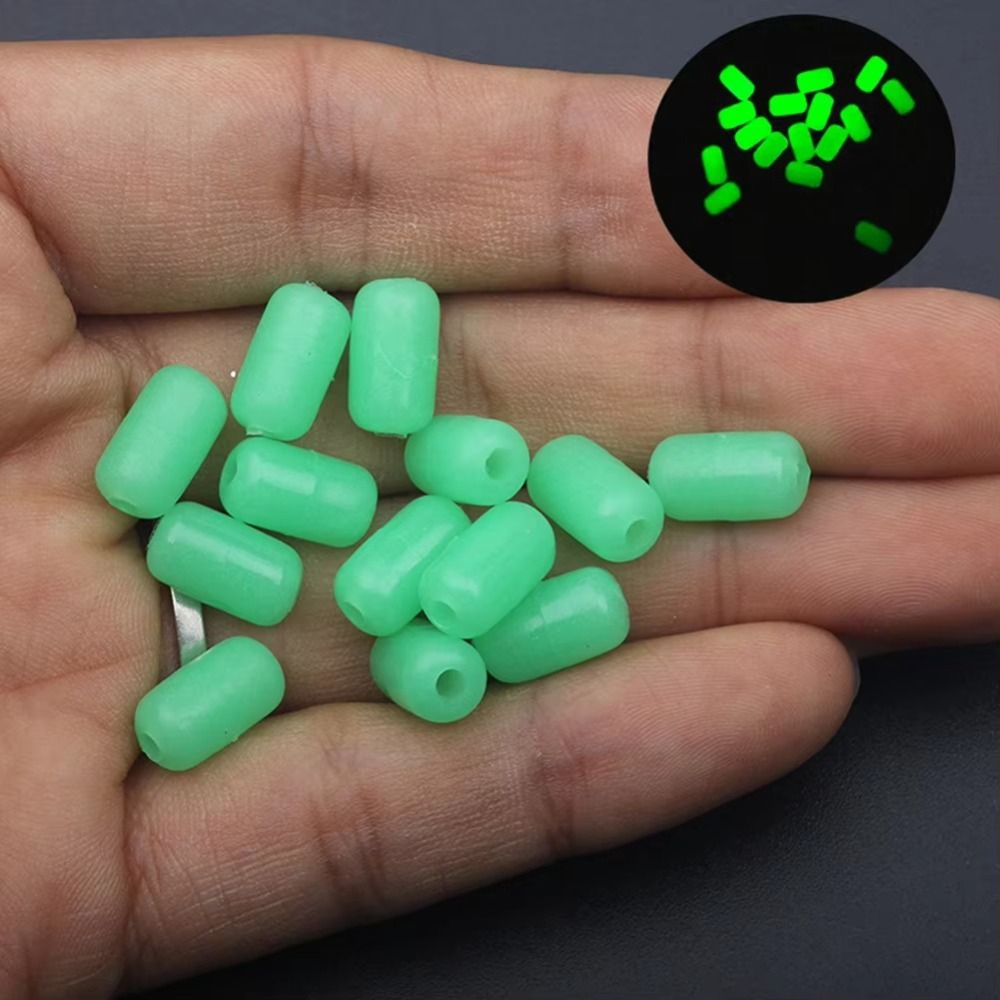 Night Float Fishing - 100Pcs/Bag Luminous Fishing Soft Floats Beads