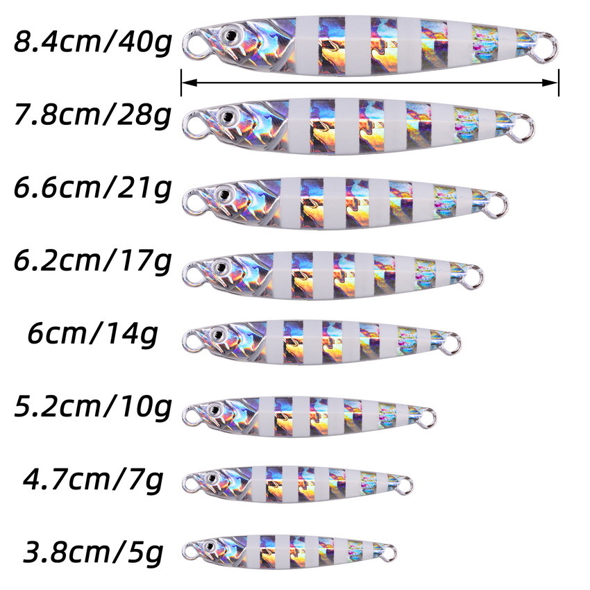 10 Chiếc Kim Loại Jig 7G 10G 1 - đánh giá và giá Fishing Equipment Deals