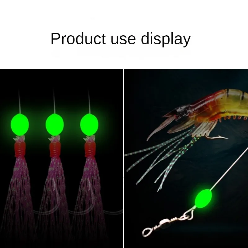100pcs/lot Oval Night Luminous - đánh giá và giá Night Float Fishing