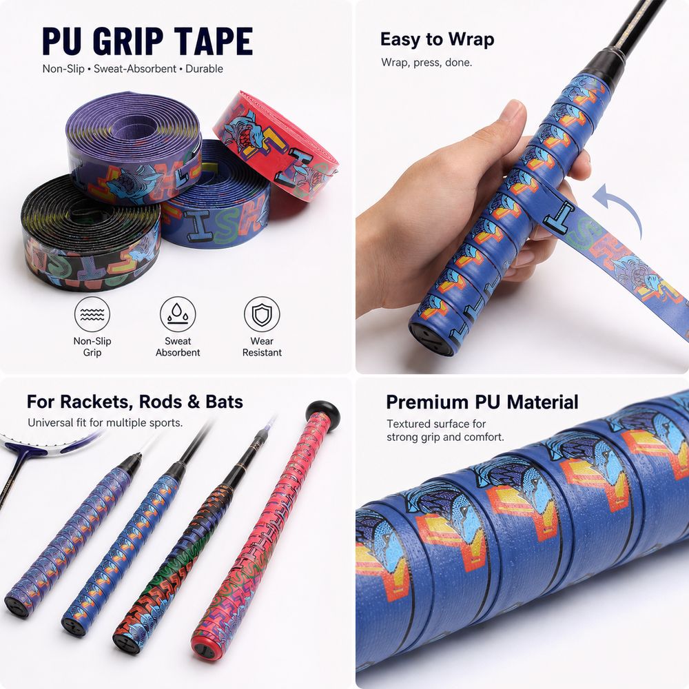 PU Badminton Racket Cushion Ov - đánh giá và giá Fishing Rod Wrap Tape