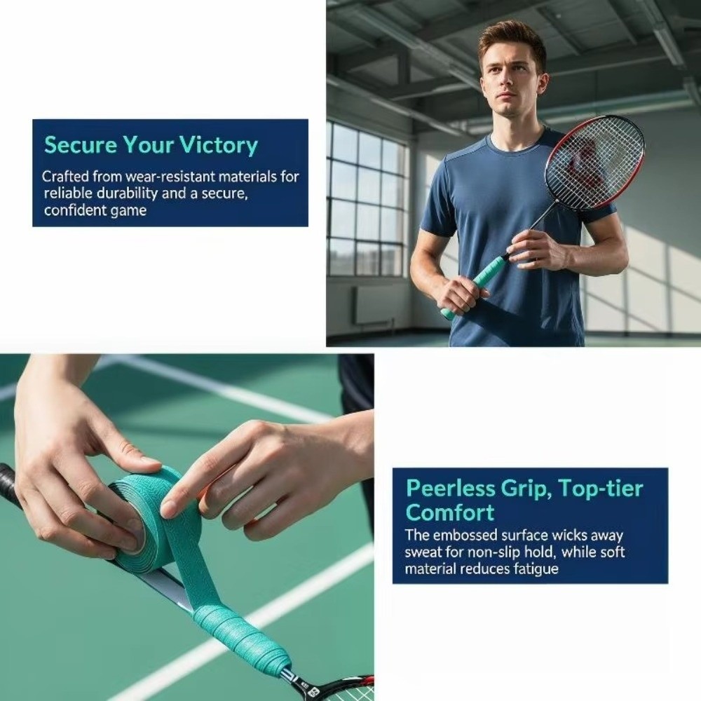 Sweat-Absorbent Badminton Hand - đánh giá và giá Fishing Rod Wrap Tape
