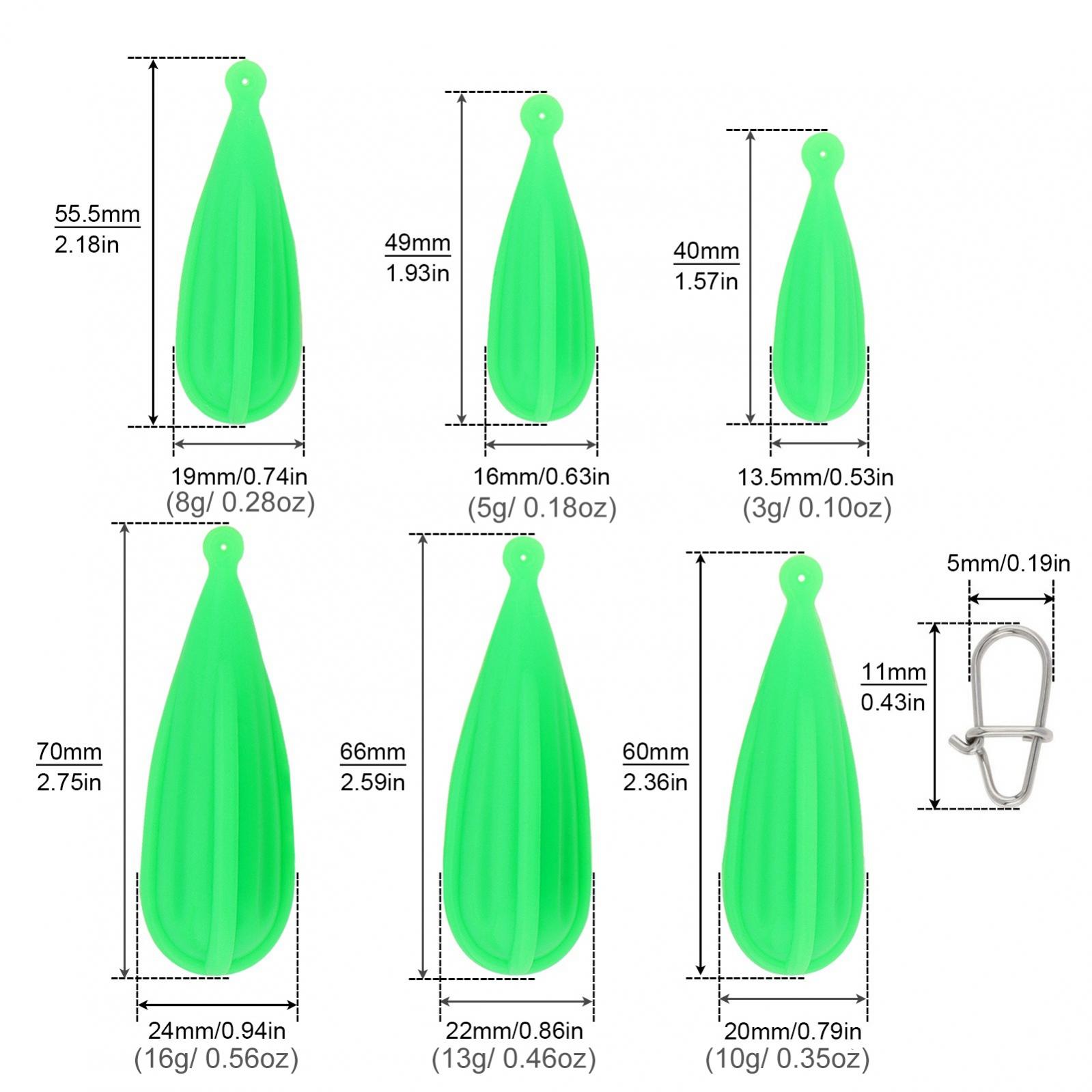 Glow in Dark Silicone 3g 5g 8g - đánh giá và giá Night Float Fishing