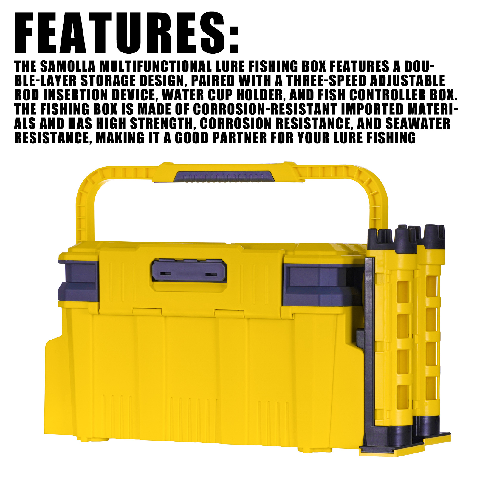 New Large Fishing Box Suit 19. - đánh giá và giá Fishing Equipment Set