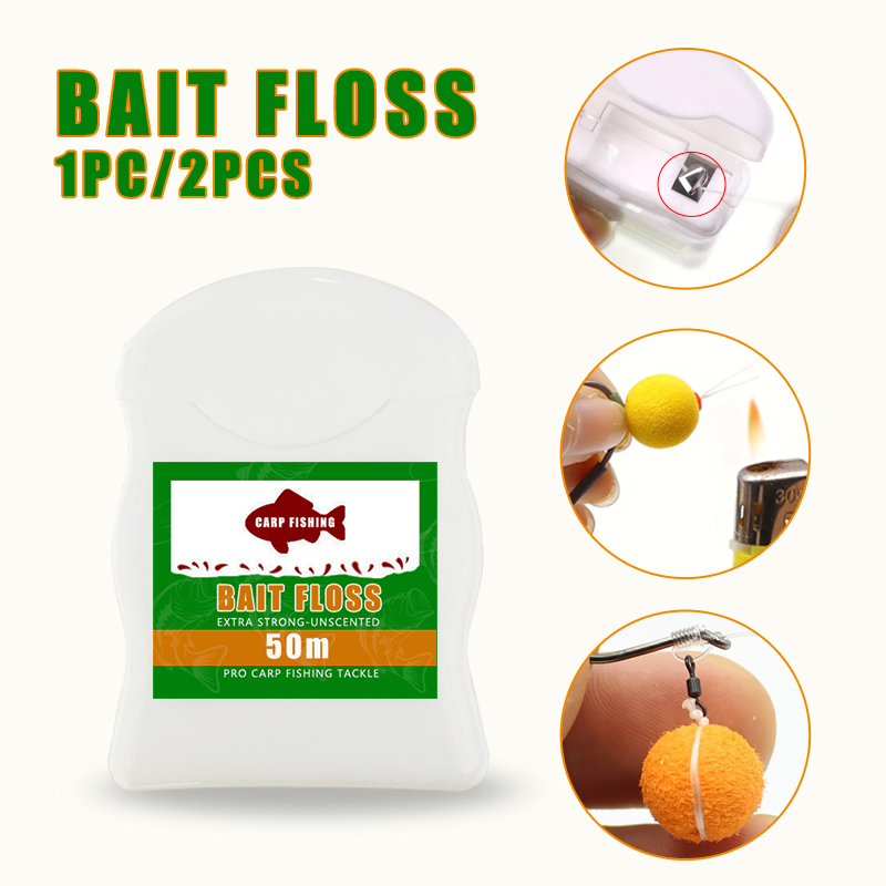 1pc/2pcs 50m Carp Fishing Bait - đánh giá và giá Fishing Equipment Gear
