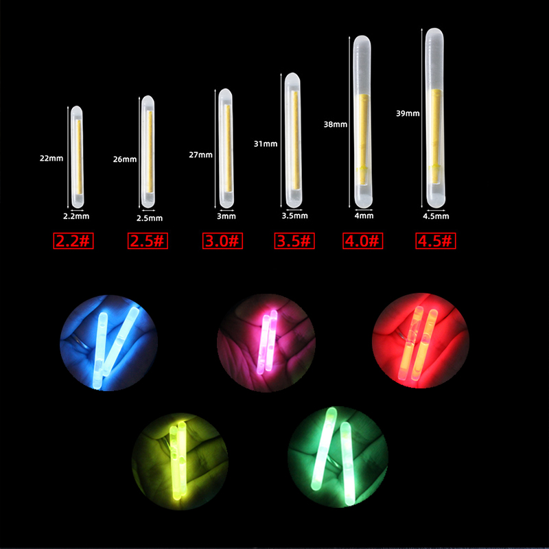 10/50 Cái/lốc 2.2-4.5Mm Ánh Sá - đánh giá và giá Night Float Fishing