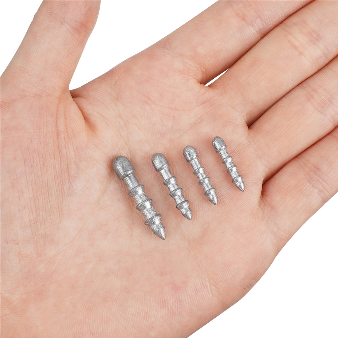 60PCS Nail weights Worm Fishin - đánh giá và giá Fishing Equipment Gear