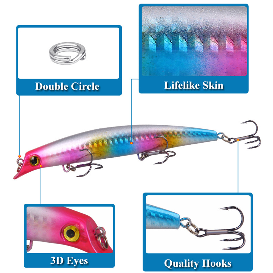 6pcs Crankbaits Fishing Lures  - đánh giá và giá Fishing Equipment Deals