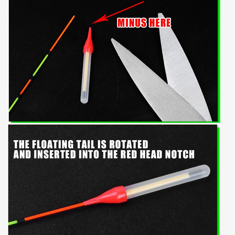 5/10/20/30/50PCS Firefly Fluor - đánh giá và giá Night Float Fishing