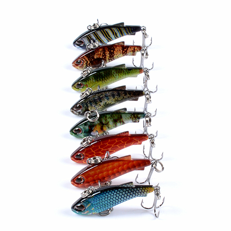 8 Cái 4Cm 4G Mini Lipless VIB  - đánh giá và giá Fishing Equipment Deals