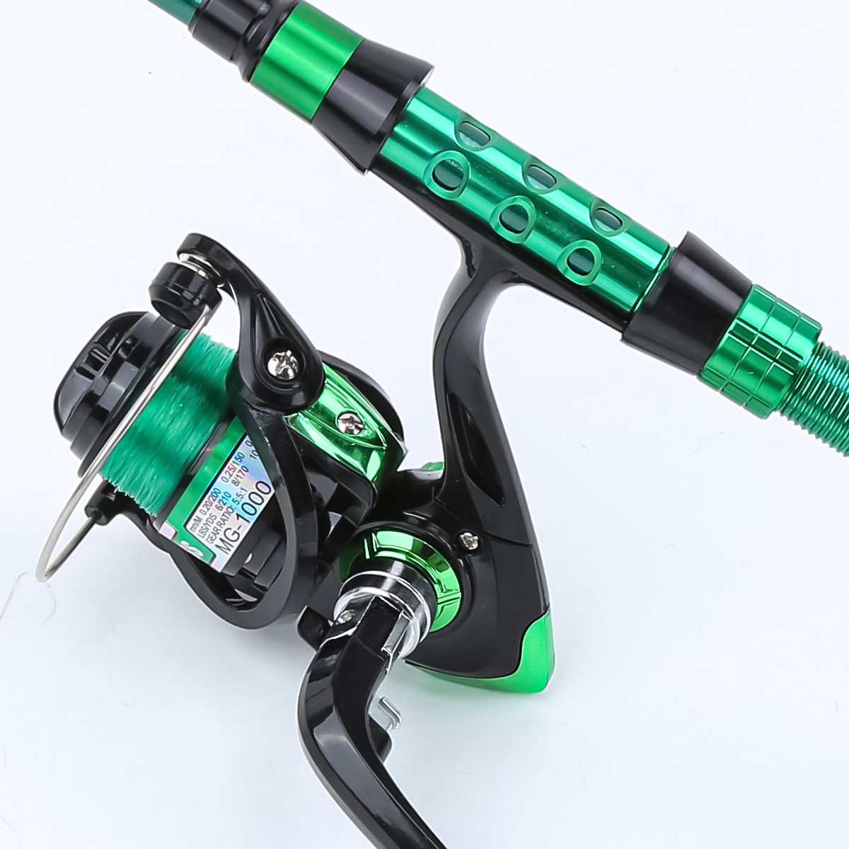 1.8 Meters Green Carbon Fiber  - đánh giá và giá Fishing Equipment Set