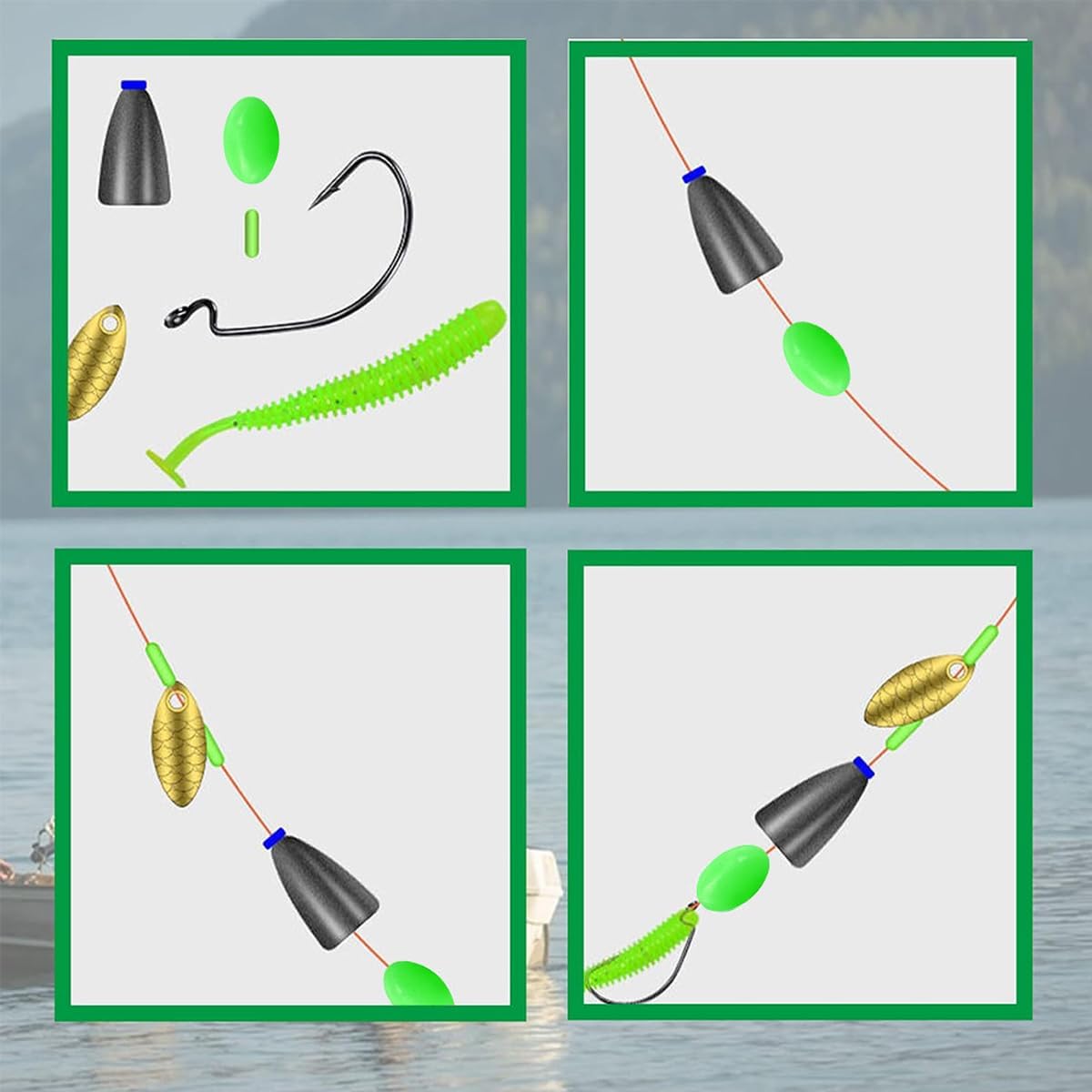 Glow Fishing Beads Oval Lumino - đánh giá và giá Night Float Fishing