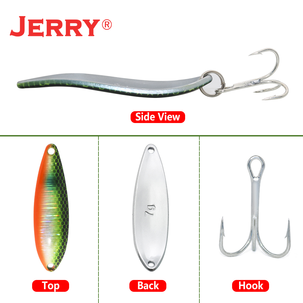Jerry JD Nhân Tạo Thìa Dụ 7G 1 - đánh giá và giá Fishing Equipment Deals