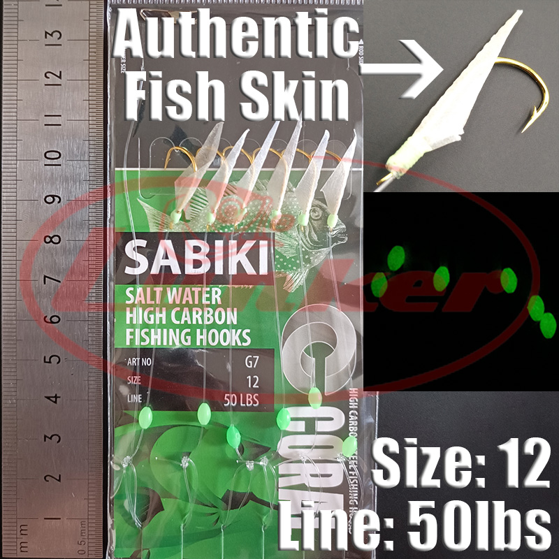 Lunker sabiki rig hooks lumino - đánh giá và giá Fishing Equipment Deals